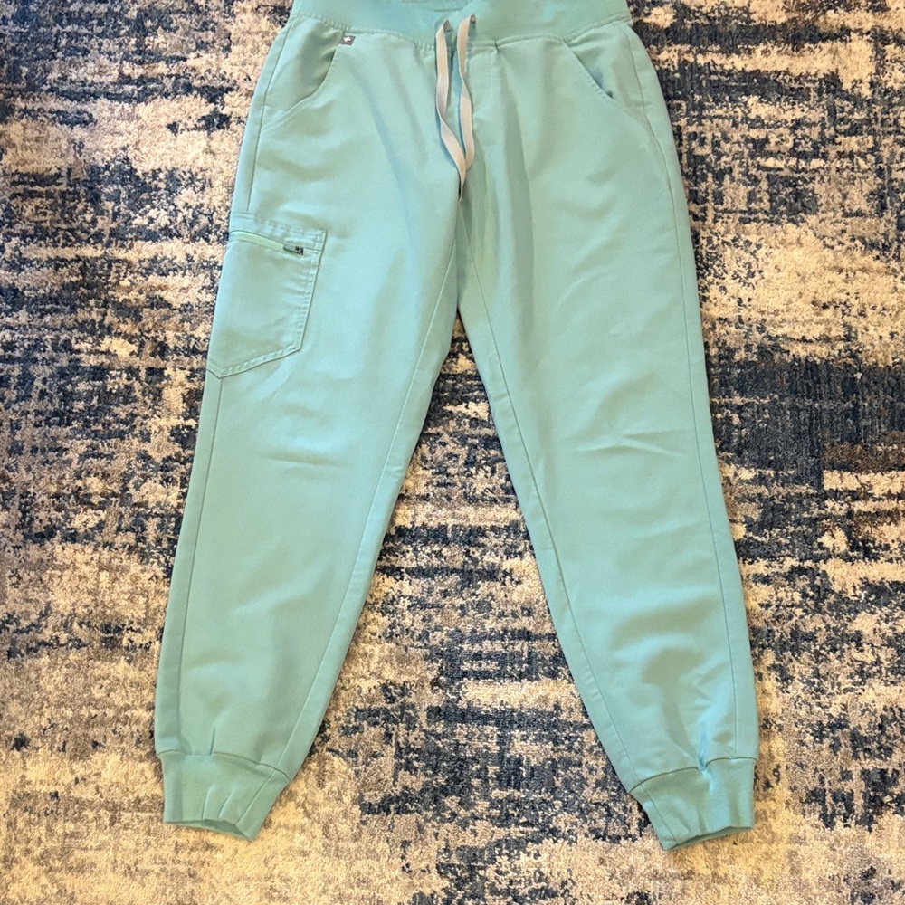 FIGS Technical Collection Pants in Teal